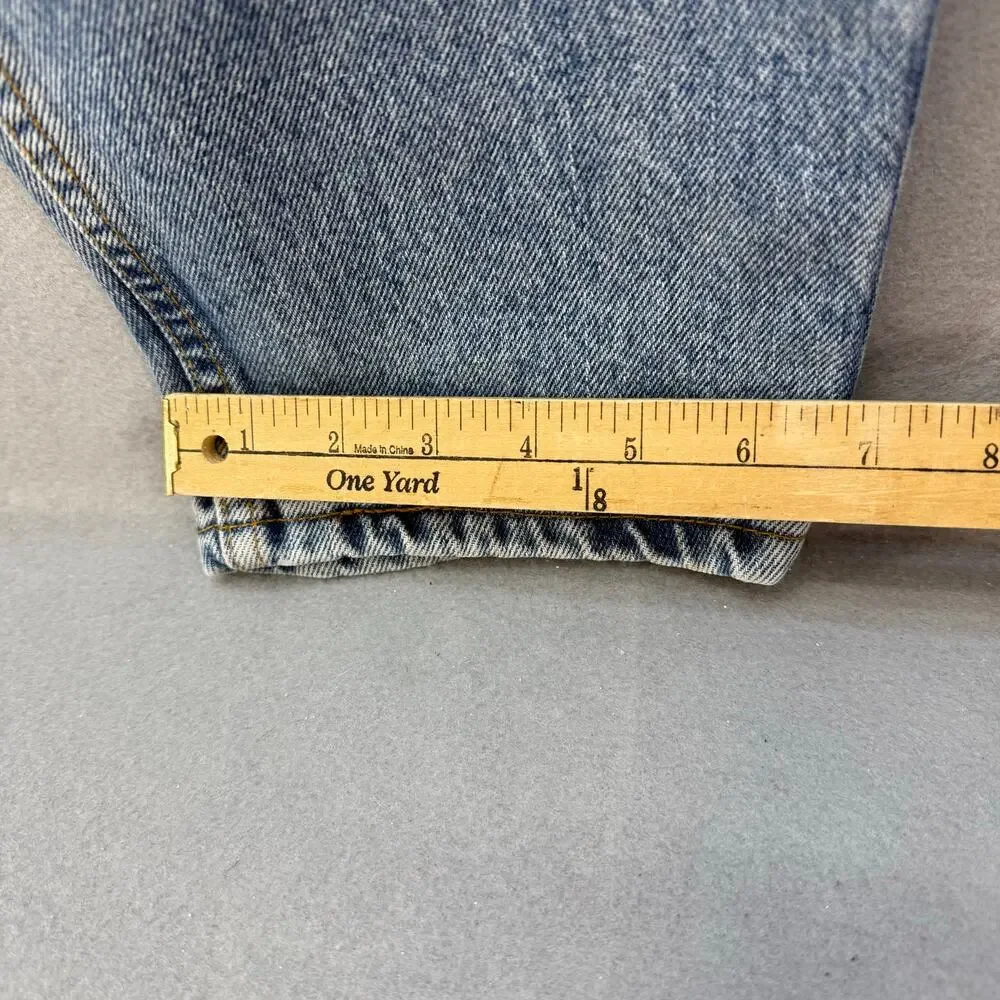Levi's 522 Jeans Women's 18M  Blue Tapered Fit High Rise Vintage Made in the USA - Picture 12 of 12